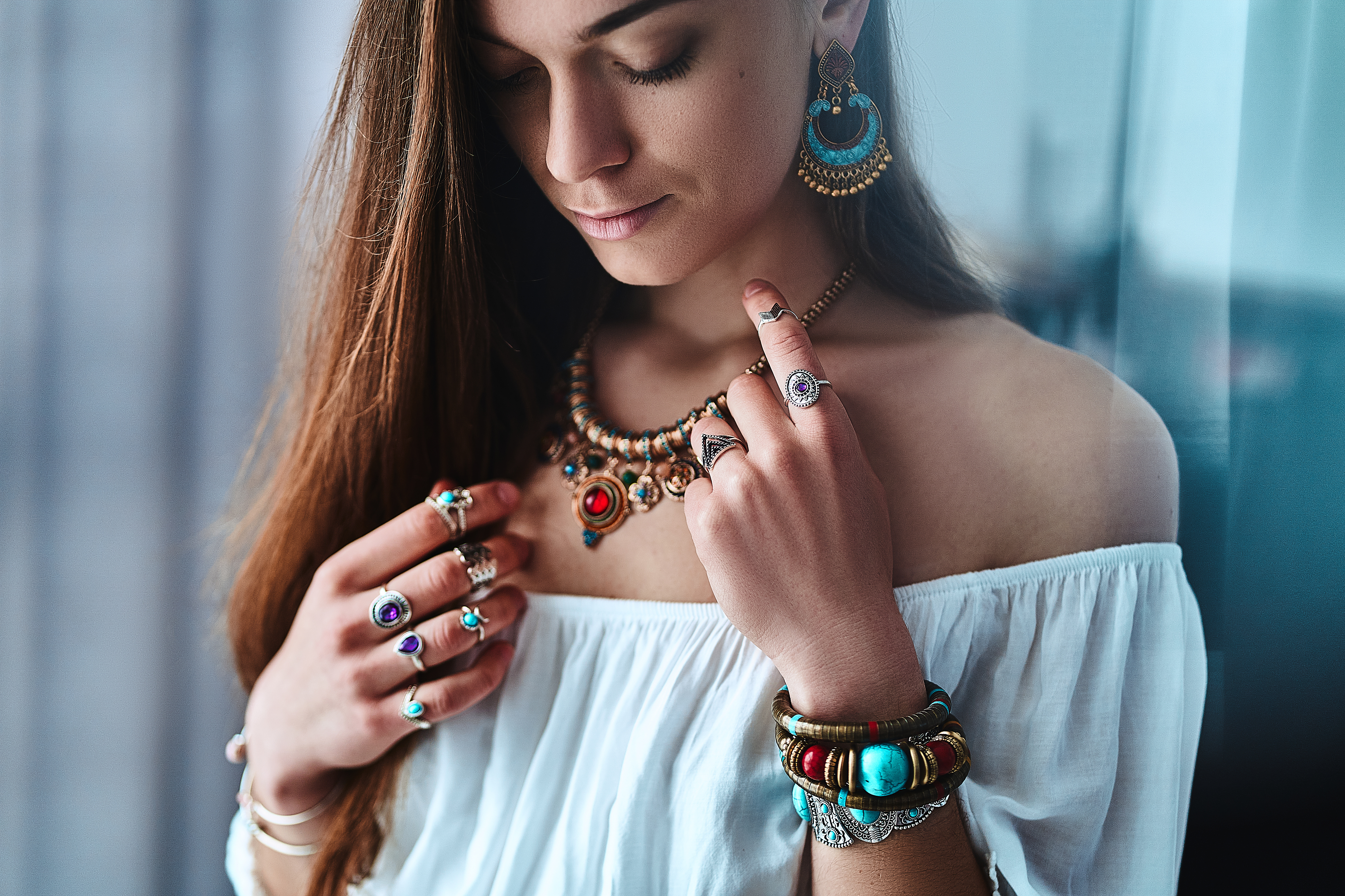 Bohemian chic deals jewelry